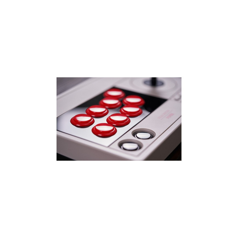 8BitDo Arcade Stick, Gamepad(grau, für Nintendo Switch, PC)