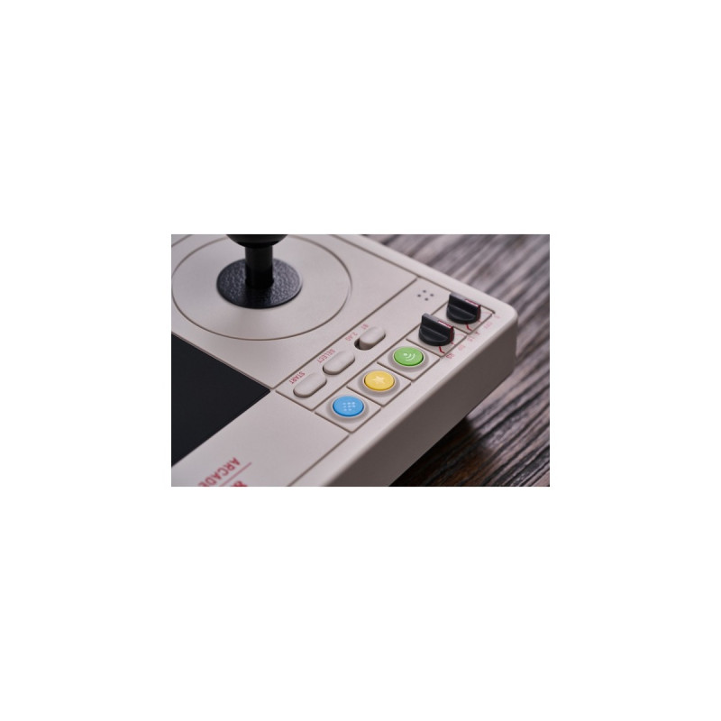 8BitDo Arcade Stick, Gamepad(grau, für Nintendo Switch, PC)