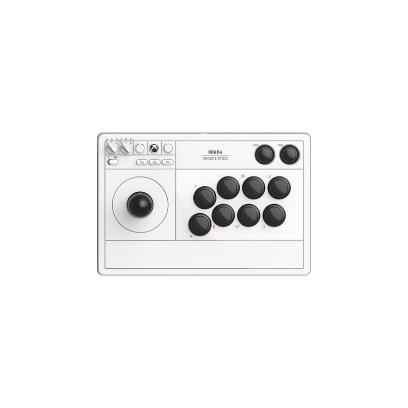 8BitDo Arcade Stick for Xbox, Joystick(weiß, für Xbox, PC)