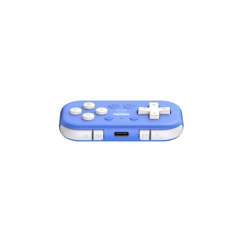 8BitDo Micro Bluetooth Gamepad(blau, für Nintendo Switch, Android, Raspberry Pi)