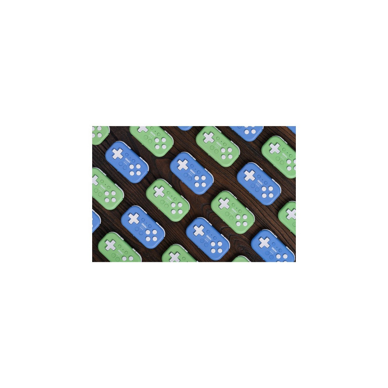 8BitDo Micro Bluetooth Gamepad(grün, für Nintendo Switch, Android, Raspberry Pi)