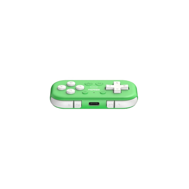 8BitDo Micro Bluetooth Gamepad(grün, für Nintendo Switch, Android, Raspberry Pi)