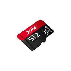 ADATA 512 GB microSDXC, Speicherkarte(schwarz/rot, UHS-I U3, Class 10, V30, A2)