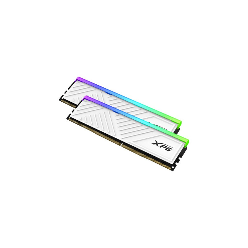 ADATA DIMM 16 GB DDR4-3200 (2x 8 GB) Dual-Kit , Arbeitsspeicher(weiß, AX4U32008G16A-DTWHD35G, XPG Spectrix D35G, INTEL XMP)