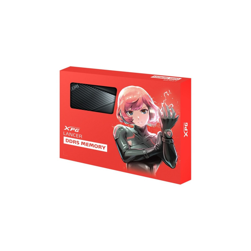 ADATA DIMM 16 GB DDR5-5200, Arbeitsspeicher(schwarz, AX5U5200C388G-DCLABK, Lancer, INTEL XMP)