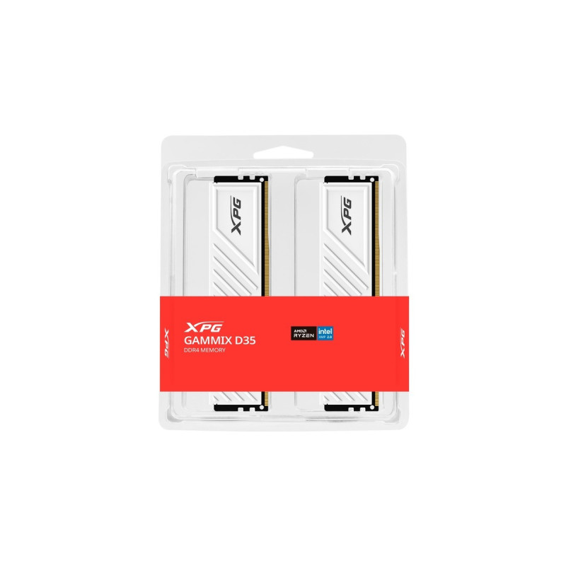 ADATA DIMM 32 GB DDR4-3600 (2x 16 GB) Dual-Kit, Arbeitsspeicher(weiß, AX4U360016G18I-DTWHD35, XPG Gammix D35, INTEL XMP)