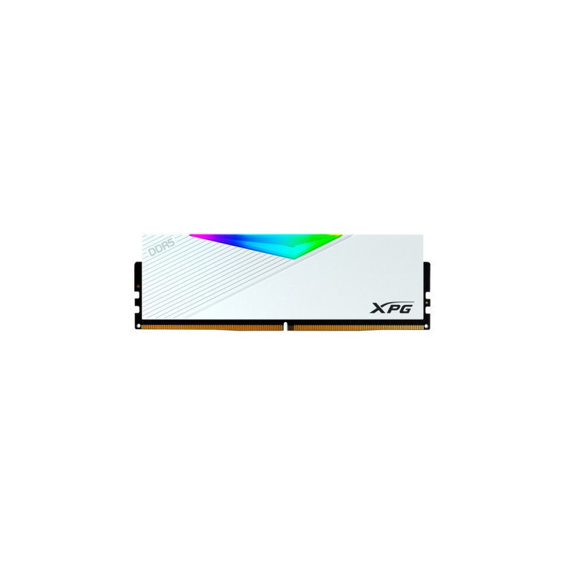 ADATA DIMM 32 GB DDR5-5600, Arbeitsspeicher(weiß, AX5U5600C3632G-CLARWH, Lancer RGB, INTEL XMP)