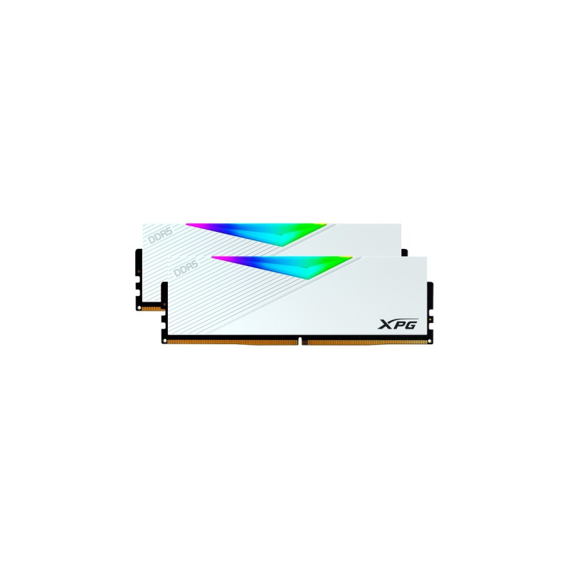 ADATA DIMM 32 GB DDR5-6800 (2x 16 GB) Dual-Kit, Arbeitsspeicher(weiß, AX5U6800C3416G-DCLARWH, XPG Lancer RGB, INTEL XMP, AMD EXPO)