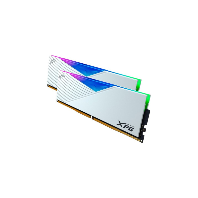 ADATA DIMM 32 GB DDR5-6800 (2x 16 GB) Dual-Kit, Arbeitsspeicher(weiß, AX5U6800C3416G-DCLARWH, XPG Lancer RGB, INTEL XMP, AMD EXPO)