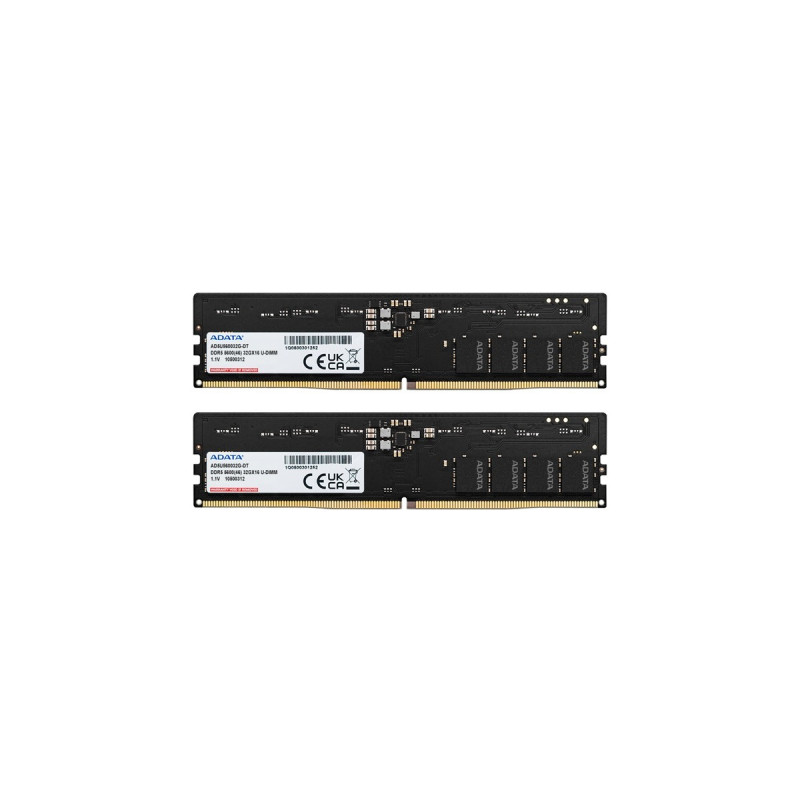 ADATA DIMM 64 GB DDR5-5600 (2x 32 GB) Dual-Kit, Arbeitsspeicher(schwarz, AD5U560032G-DT, Premier Tray, AMD EXPO)
