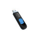 ADATA Dash Drive UV128 64 GB, USB-Stick(schwarz/blau, USB-A 3.2 Gen 1)