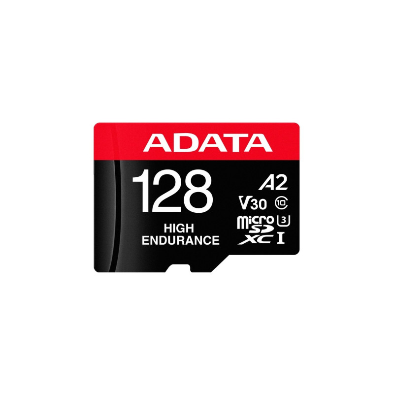 ADATA High Endurance 128 GB microSDXC, Speicherkarte(UHS-I U3, Class 10, V30, A2)