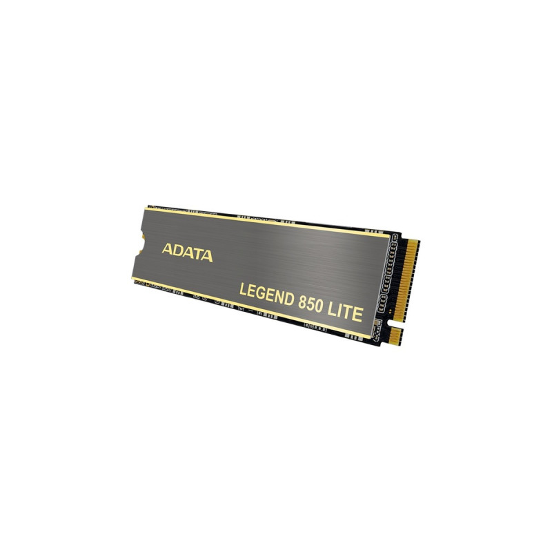 ADATA LEGEND 850 LITE 500GB, SSD(dunkelgrau/gold, PCIe 4.0 x4, NVMe 1.4, M.2 2280)
