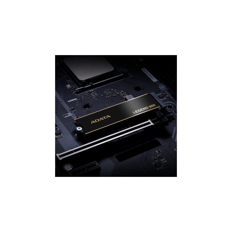 ADATA LEGEND 900 512 GB, SSD(schwarz/gold, PCIe 4.0 x4, NVMe 1.4, M.2 2280)