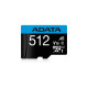 ADATA Premier 512GB microSDXC(UHS-I U1, Class 10, V10, A1)