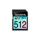 ADATA Premier Extreme SDXC 512 GB, Speicherkarte(schwarz, SD Express, UHS-I U3, Class 10, V30)