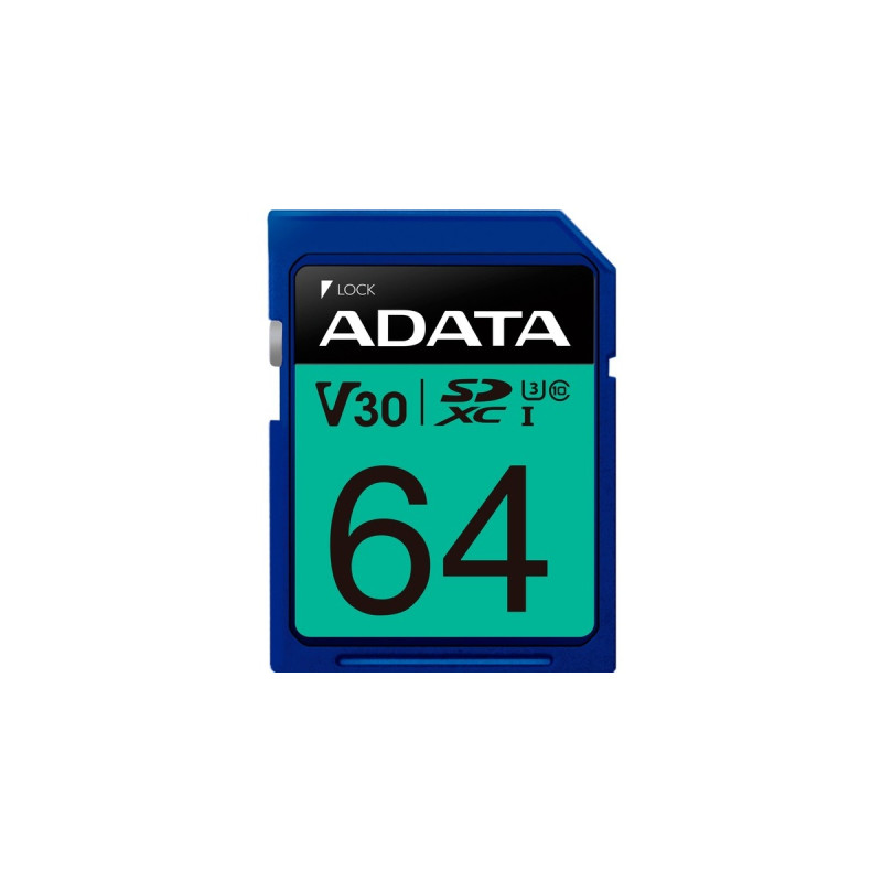 ADATA Premier Pro 64 GB SDXC, Speicherkarte(UHS-I U3, Class 10, V30)
