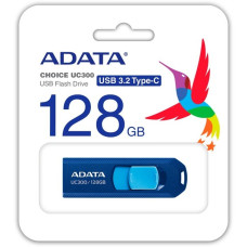 ADATA UC300 128 GB, USB-Stick(dunkelblau/hellblau, USB-C 3.2 Gen 1)