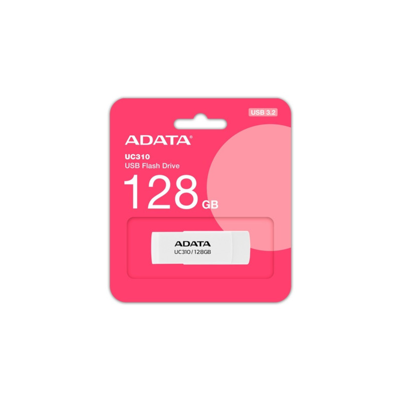 ADATA UC310 128 GB, USB-Stick(weiß, USB-A 3.2 Gen 1)