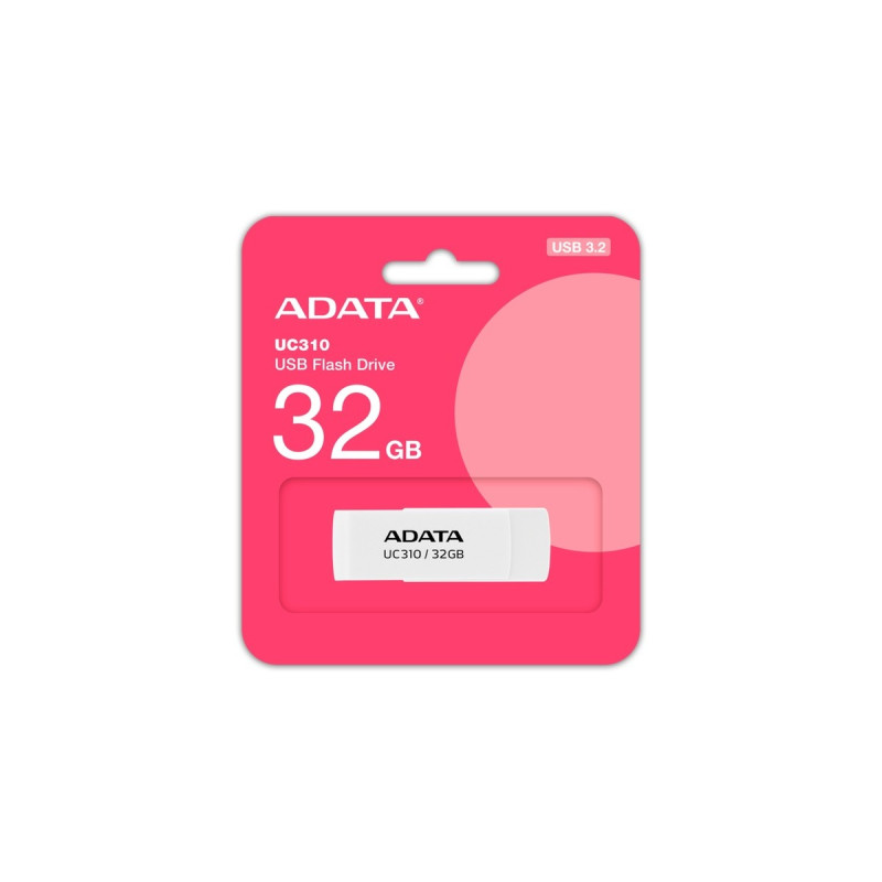 ADATA UC310 32 GB, USB-Stick(weiß, USB-A 3.2 Gen 1)