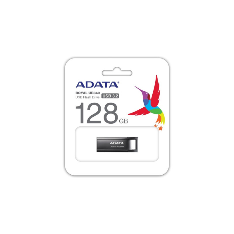ADATA UR340 128 GB, USB-Stick(nickel, USB-A 3.2 Gen 1)