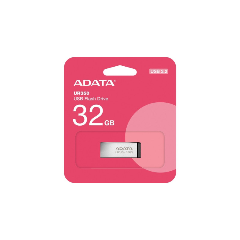 ADATA UR350 32 GB, USB-Stick(nickel/schwarz, USB-A 3.2 Gen 1 (5 Gbit/s))