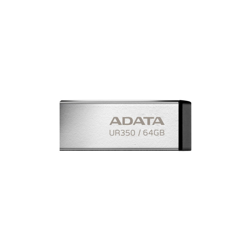 ADATA UR350 64 GB, USB-Stick(nickel/schwarz, USB-A 3.2 Gen 1 (5 Gbit/s))