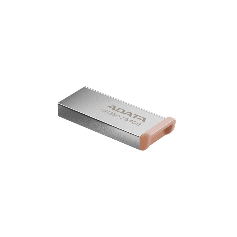 ADATA UR350 64 GB, USB-Stick(nickel/braun, USB-A 3.2 Gen 1 (5 Gbit/s))