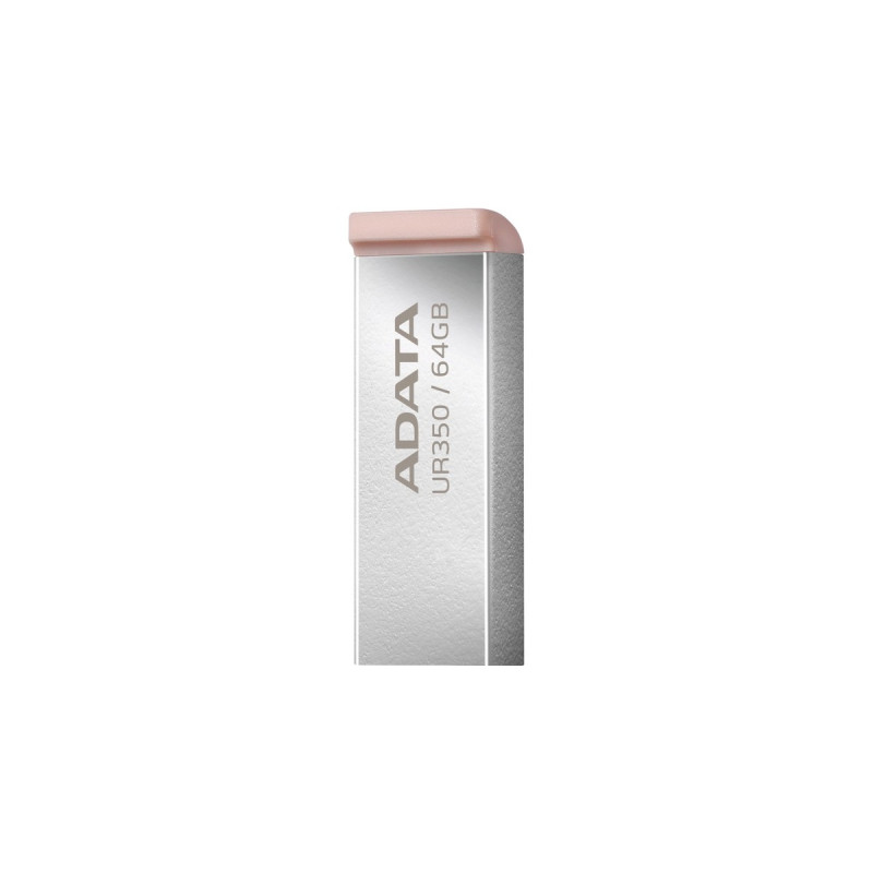 ADATA UR350 64 GB, USB-Stick(nickel/braun, USB-A 3.2 Gen 1 (5 Gbit/s))