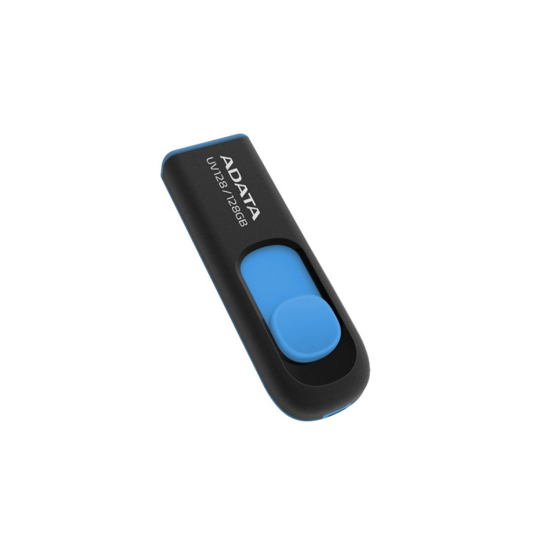 ADATA UV128 128 GB, USB-Stick(schwarz/blau, USB-A 3.2 Gen 1)