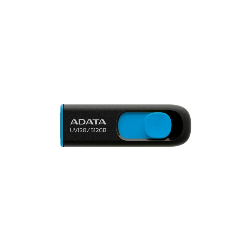 ADATA UV128 512 GB, USB-Stick(schwarz/blau, USB-A 3.2 Gen 1)