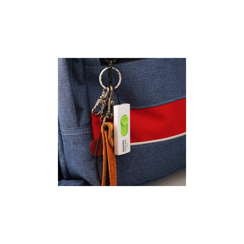 ADATA UV320 128 GB, USB-Stick(weiß/grün, USB-A 3.2 Gen 1)