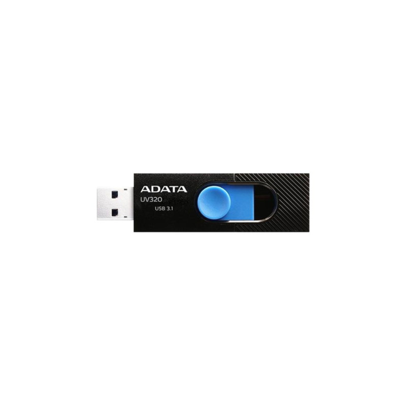ADATA UV320 32 GB, USB-Stick(schwarz/blau, USB-A 3.2 Gen 1)