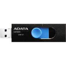 ADATA UV320 64 GB, USB-Stick(schwarz/blau, USB-A 3.2 Gen 1)