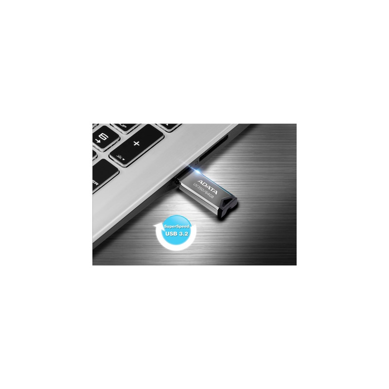 ADATA UV350 64 GB, USB-Stick(silber, USB-A 3.2 Gen 1, Retail)