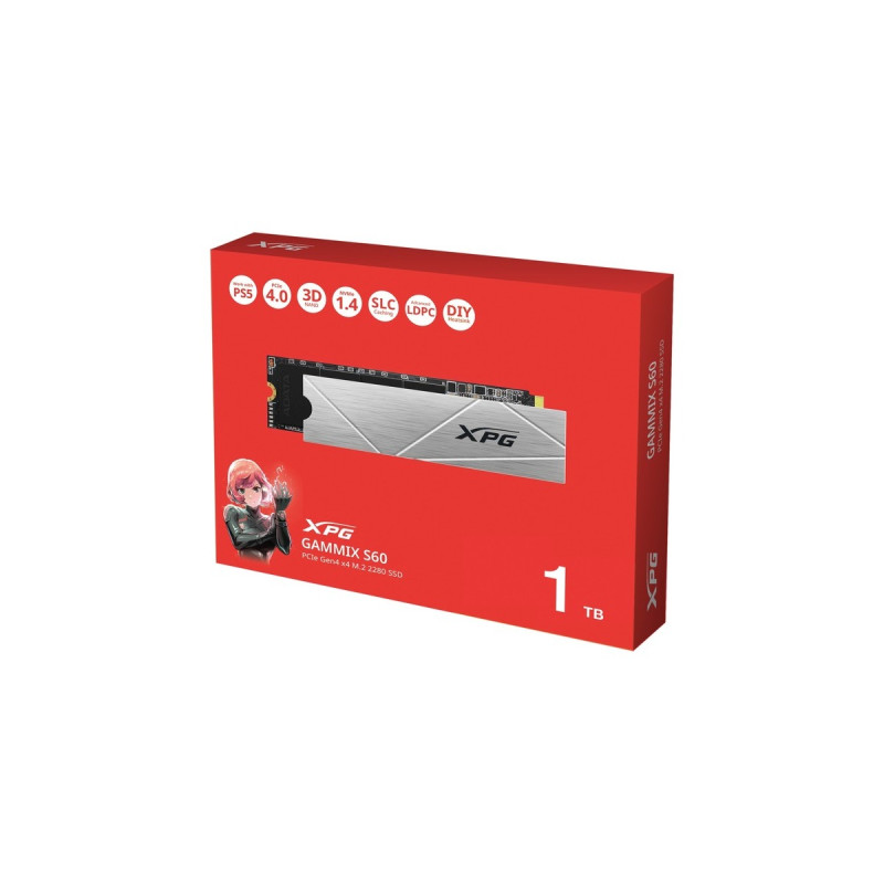 ADATA XPG GAMMIX S60 BLADE 1 TB, SSD(PCIe 4.0 x4, NVMe, M.2 2280)