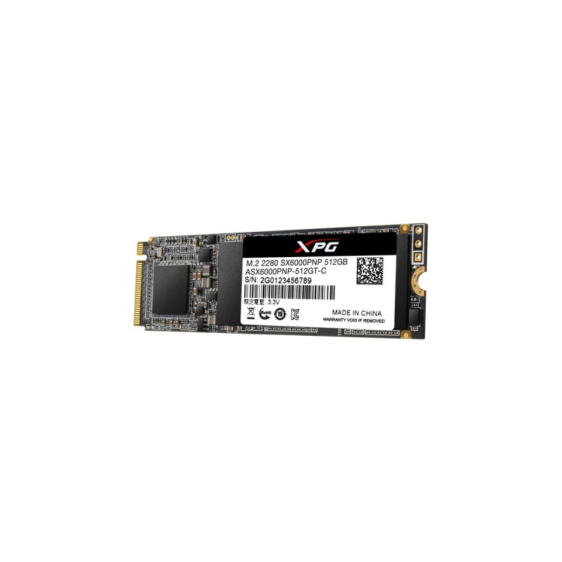 ADATA XPG SX6000 Pro 512 GB, SSD(PCIe 3.0 x4, NVMe 1.3, M.2 2280)