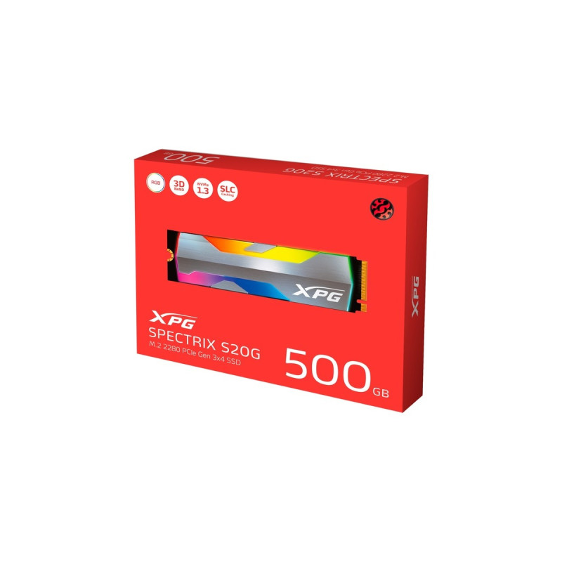 ADATA XPG Spectrix S20G 500 GB, SSD(aluminium, PCIe 3.0 x4, NVMe, M.2 2280)