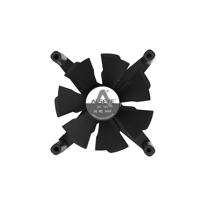 ALSEYE X12 Kit 120x120x30 mm, Gehäuselüfter(grau, 3er Pack, Steuerungseinheit, Fernbedienung)