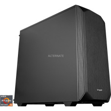 ALTERNATE Gaming-PC Silent Edition • RTX 4060 Ti • AMD Ryzen™ 5 7500F • 16 GB RAM(schwarz/transparent, Windows 11 Home 64-Bit)