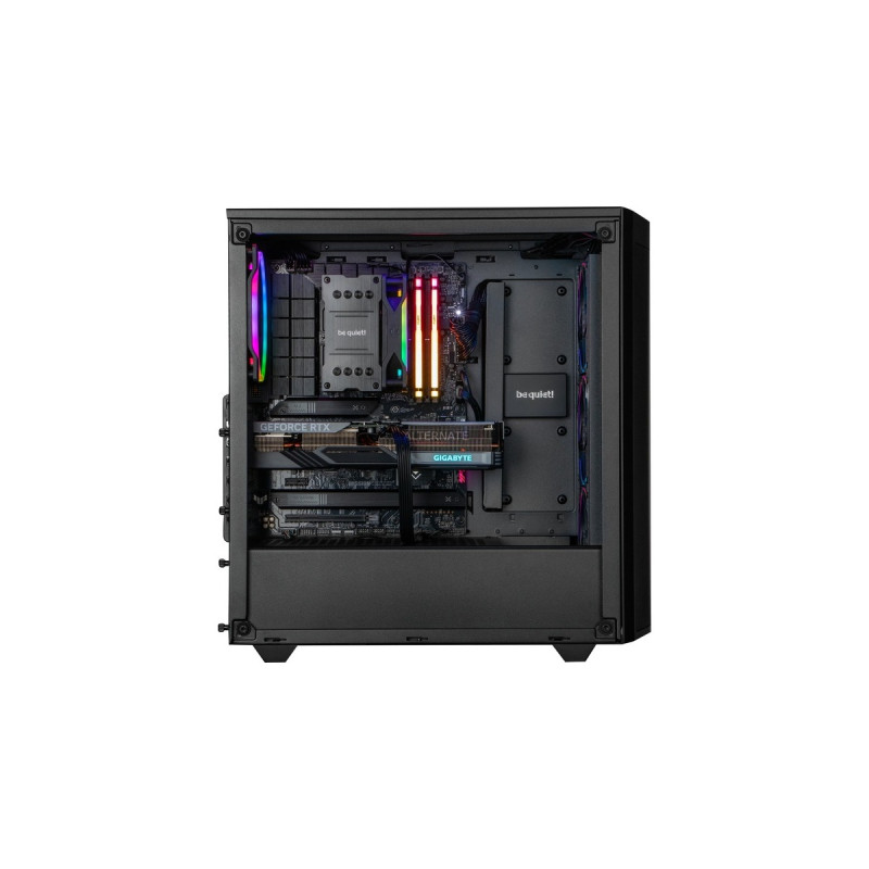 ALTERNATE Gaming-PC Window Edition • RTX 4060 Ti • Intel® Core™ i5-13400F • 16 GB RAM(schwarz/transparent, Windows 11 Home 64-Bit)