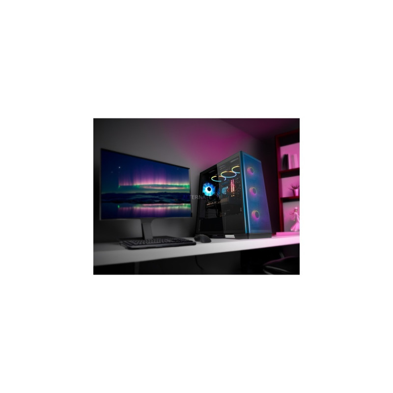 ALTERNATE Gaming-PC Window Edition • RTX 4070 • AMD Ryzen™ 5 7600X • 32 GB RAM(schwarz/transparent, Windows 11 Home 64-Bit)