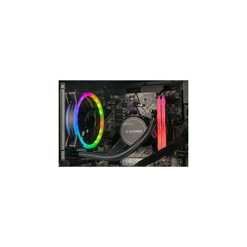 ALTERNATE Gaming-PC • RTX 4060 • AMD Ryzen™ 5 5600 • 16 GB RAM(schwarz/transparent, Windows 11 Home 64-Bit)