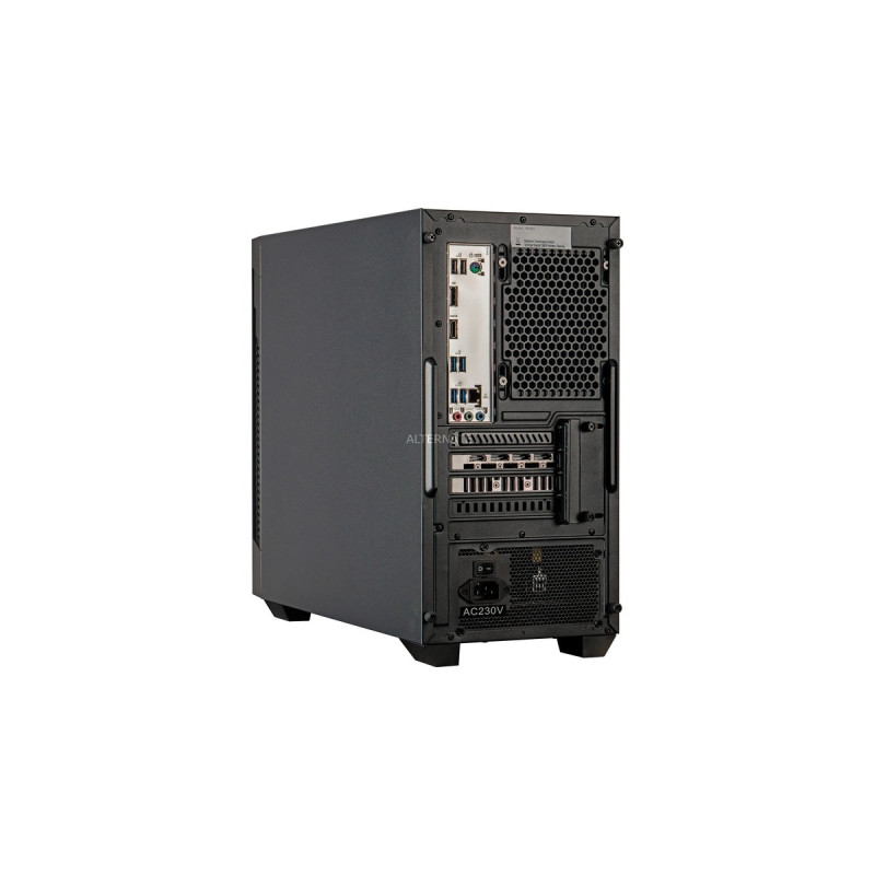 ALTERNATE Gaming-PC • RTX 4060 • AMD Ryzen™ 5 5600 • 16 GB RAM(schwarz/transparent, Windows 11 Home 64-Bit)