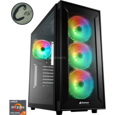ALTERNATE x CHW Prime + Gaming-PC • RTX 4070 Ti SUPER • AMD Ryzen™ 7 7800X3D • 48 GB RAM(schwarz/transparent, ohne Betriebssystem)