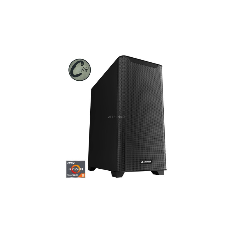 ALTERNATE x CHW Workstation • RTX 4080 SUPER • AMD Ryzen™ 9 7900X • 64 GB RAM, PC-System(schwarz, ohne Betriebssystem)