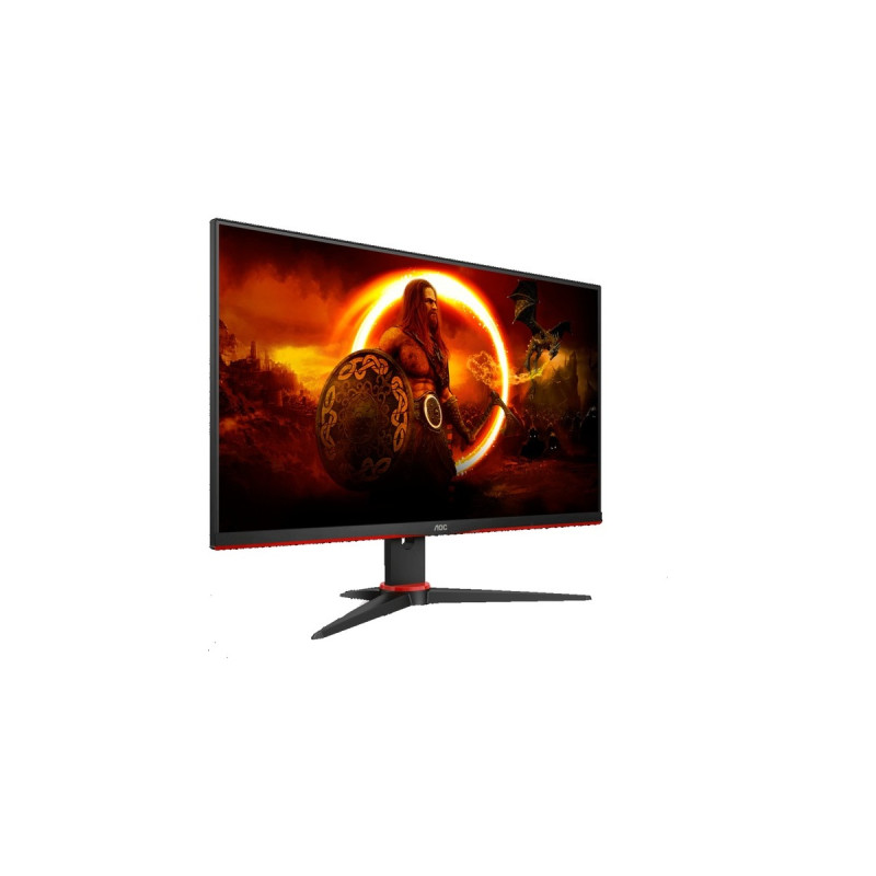 AOC 24G2SPAE/BK, Gaming-Monitor(60 cm (23.8 Zoll), schwarz/rot, FullHD, AMD Free-Sync Premium, 165Hz Panel)