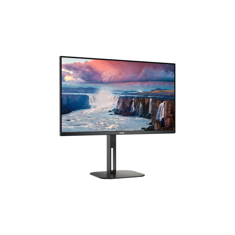 AOC 24V5C/BK, LED-Monitor(60.4 cm (23.8 Zoll), schwarz, FullHD, AMD Free-Sync, USB-C)
