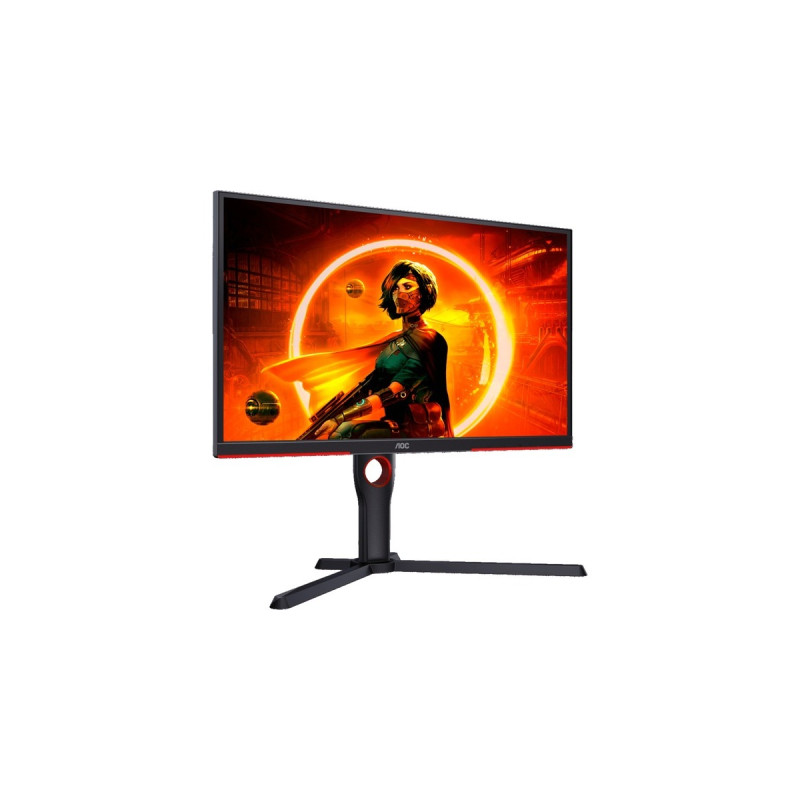 AOC 25G3ZM/BK, Gaming-Monitor(62 cm (25 Zoll), schwarz/rot, FullHD, VA, Adaptive Sync, 240Hz Panel)