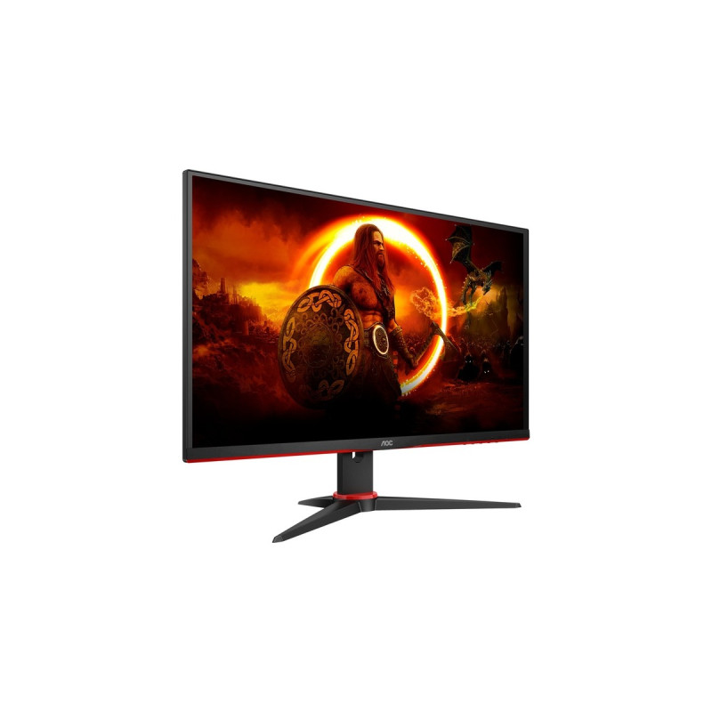 AOC 27G2SPAE, Gaming-Monitor(68 cm (27 Zoll), schwarz/rot, FullHD, IPS, Adaptive-Sync, 165Hz Panel)